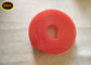 Red Roll Screen Printing Squeegee 60 - 75A Smooth Surface With 9mm Thickness