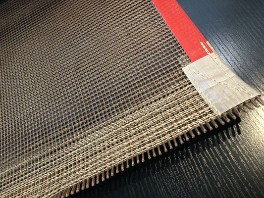 Sabuk Konveyor Ptfe 4 * 4mm Tahan Suhu Tinggi